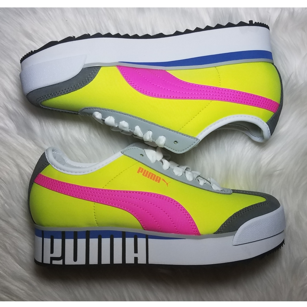 SOLD|NWOB|Puma Platform Colorblock Sneakers - Picture 1 of 11